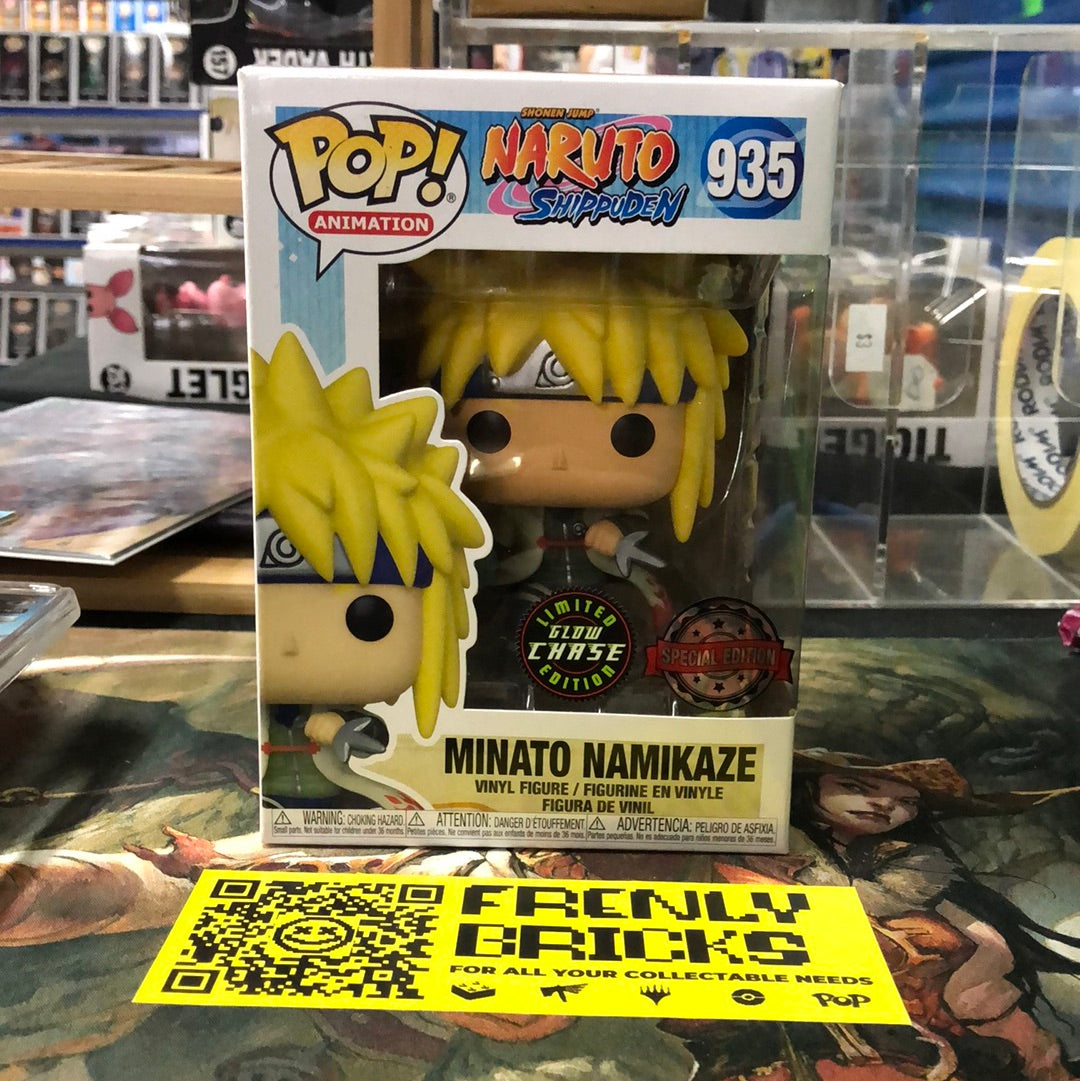 FUNKO POP VINYL NARUTO SHIPPUDEN MINATO NAMIKAZE #935 EXCLUSIVE FRENLY BRICKS - Open 7 Days