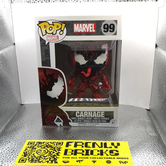 Funko Pop! Vinyl: Marvel - Carnage #99 Hot Topic Exclusive FRENLY BRICKS - Open 7 Days