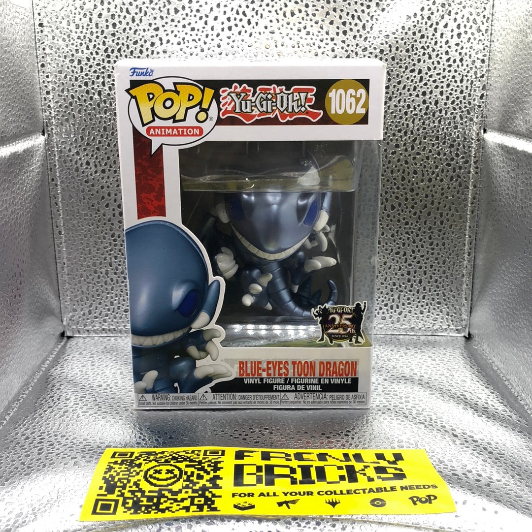 Yu-Gi-Oh! Blue-Eyes Toon Dragon Funko Pop! Vinyl #1062 (Metallic Limited Ed.) FRENLY BRICKS - Open 7 Days