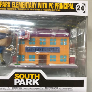 Funko Pop! Town: South Park - South Park Elementary with PC Principal #24 FRENLY BRICKS - Open 7 Days