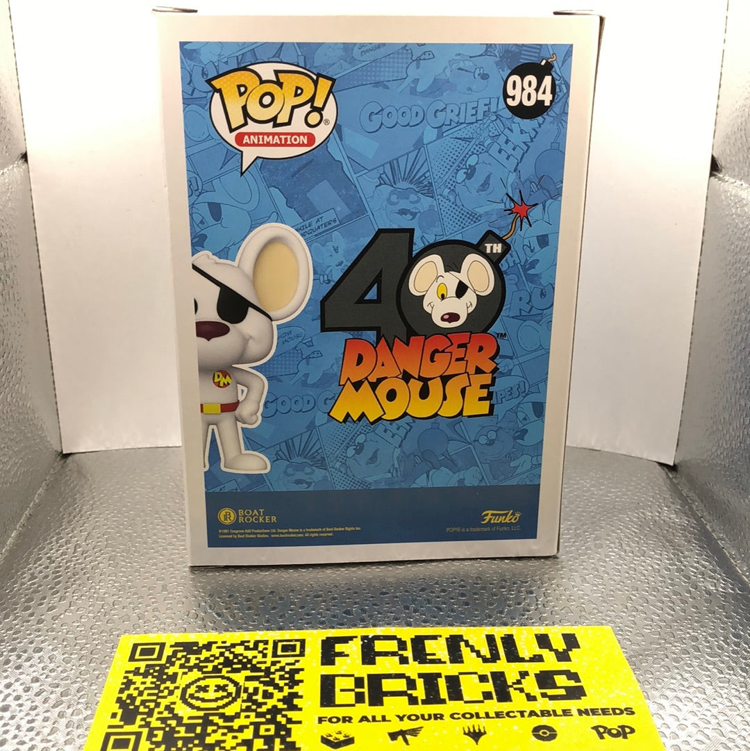 Danger Mouse Funko Pop Vinyl #984 SDCC 2021 FRENLY BRICKS - Open 7 Days