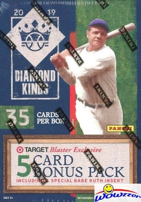 2019 Panini Diamond Kings Baseball EXCLUSIVE Sealed Blaster Box-5 Blue Frame FRENLY BRICKS - Open 7 Days