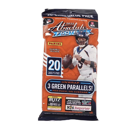 2022 Panini Absolute Football Jumbo Value Pack FRENLY BRICKS - Open 7 Days