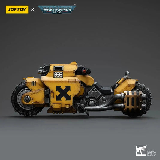 Warhammer Collectibles: 1/18 Scale Imperial Fists Raider-Pattern Combat Bike FRENLY BRICKS - Open 7 Days
