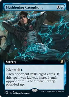Maddening Cacophony (Extended Art) Zendikar Rising Variants (R) Collector #: 330 FRENLY BRICKS - Open 7 Days