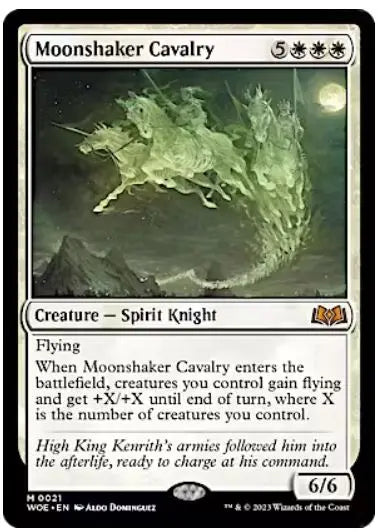 Moonshaker Cavalry Wilds of Eldraine (M) Collector #: 0021 FRENLY BRICKS - Open 7 Days