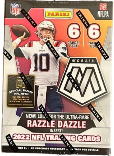 2022 Panini Mosaic Football 6-Pack Blaster Box FRENLY BRICKS - Open 7 Days