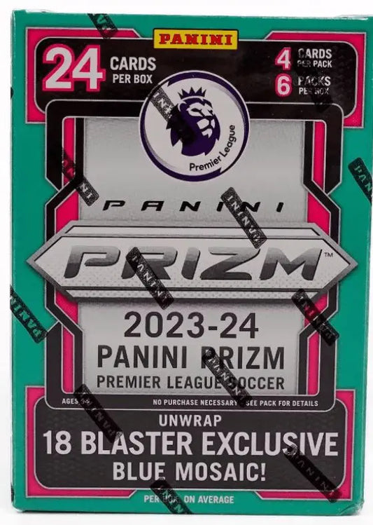 2023-24 Panini Prizm Premier League EPL Soccer Blaster Box (Blue Mosaic) FRENLY BRICKS - Open 7 Days