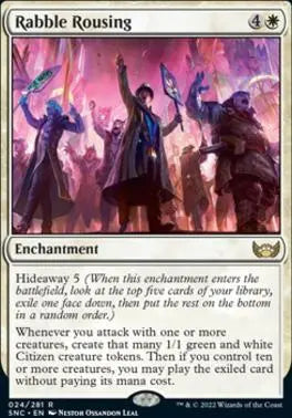 Rabble Rousing Streets of New Capenna (R) Collector #: 024 FRENLY BRICKS - Open 7 Days