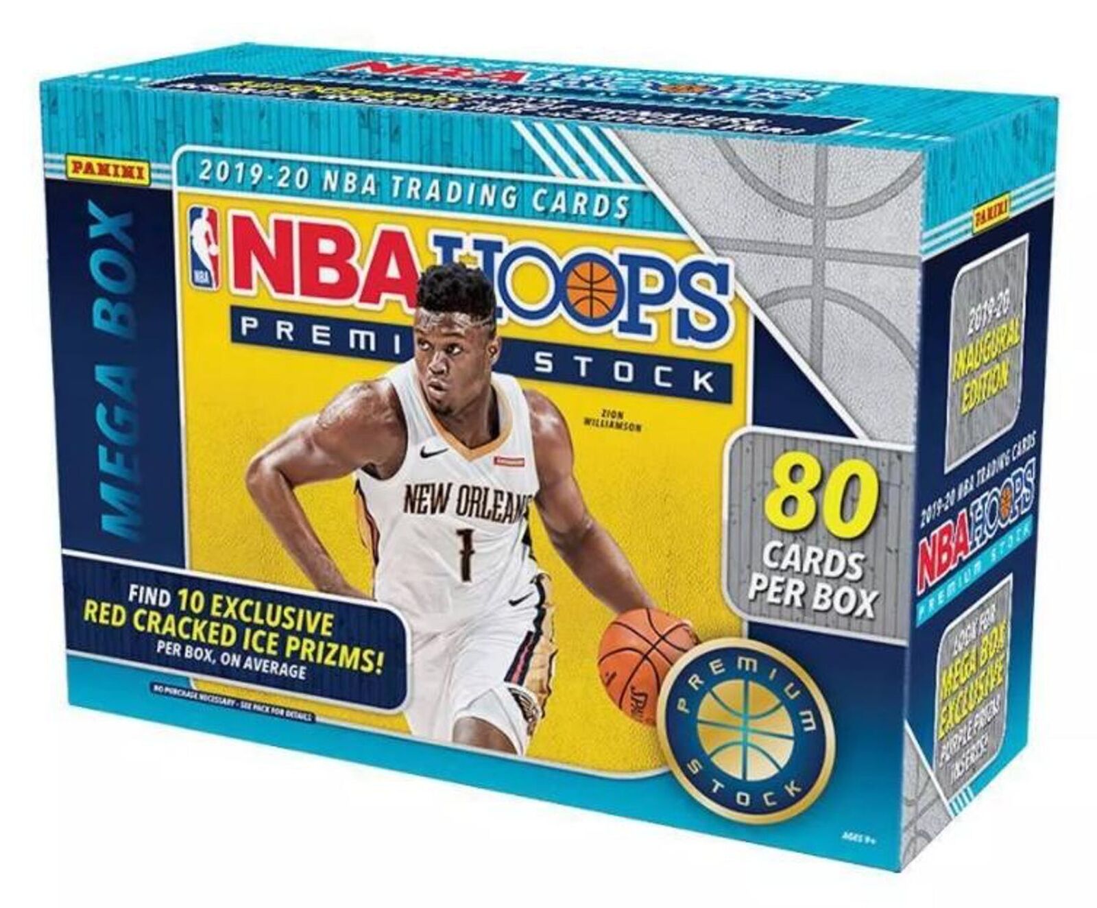 2019-20 Panini NBA Hoops Premium Basketball Mega Box (Red Ice Cracked Prizms) FRENLY BRICKS - Open 7 Days