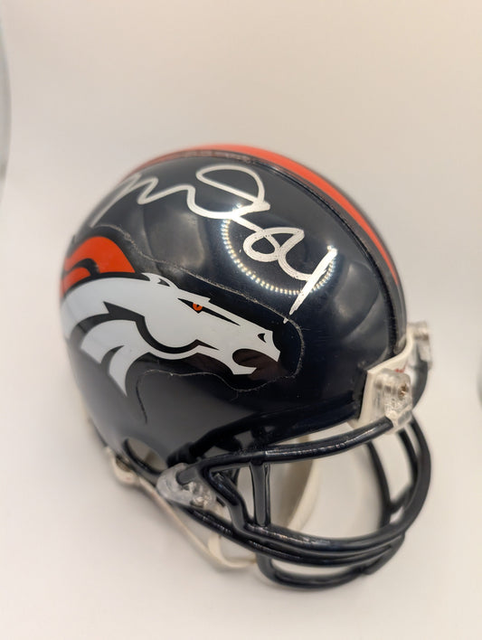 BRANDON LLOYD SIGNED AUTOGRAPHED MINI HELMET COA DENVER BRONCOS RAMS FRENLY BRICKS - Open 7 Days
