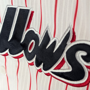 Nippon Baseball Tokyo Yakult Swallows 2016-2019 Home White/Red Blank XL Jersey