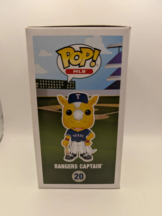 Texas Rangers Captain 20 ~ MLB Mascots: Texas Rangers ~ Funko Pop Vinyl FRENLY BRICKS - Open 7 Days