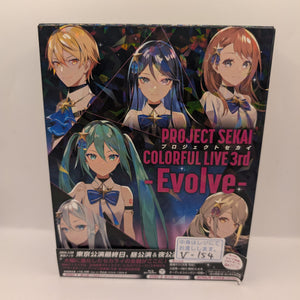 New Project SEKAI COLORFUL LIVE 3rd Evolve First Limited Edition 3 Blu-ray Japan FRENLY BRICKS - Open 7 Days