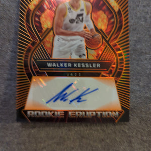 2022-2 Panini Obsidian Walker Kessler RC Rookie Volcanic AUTO /50 FRENLY BRICKS - Open 7 Days