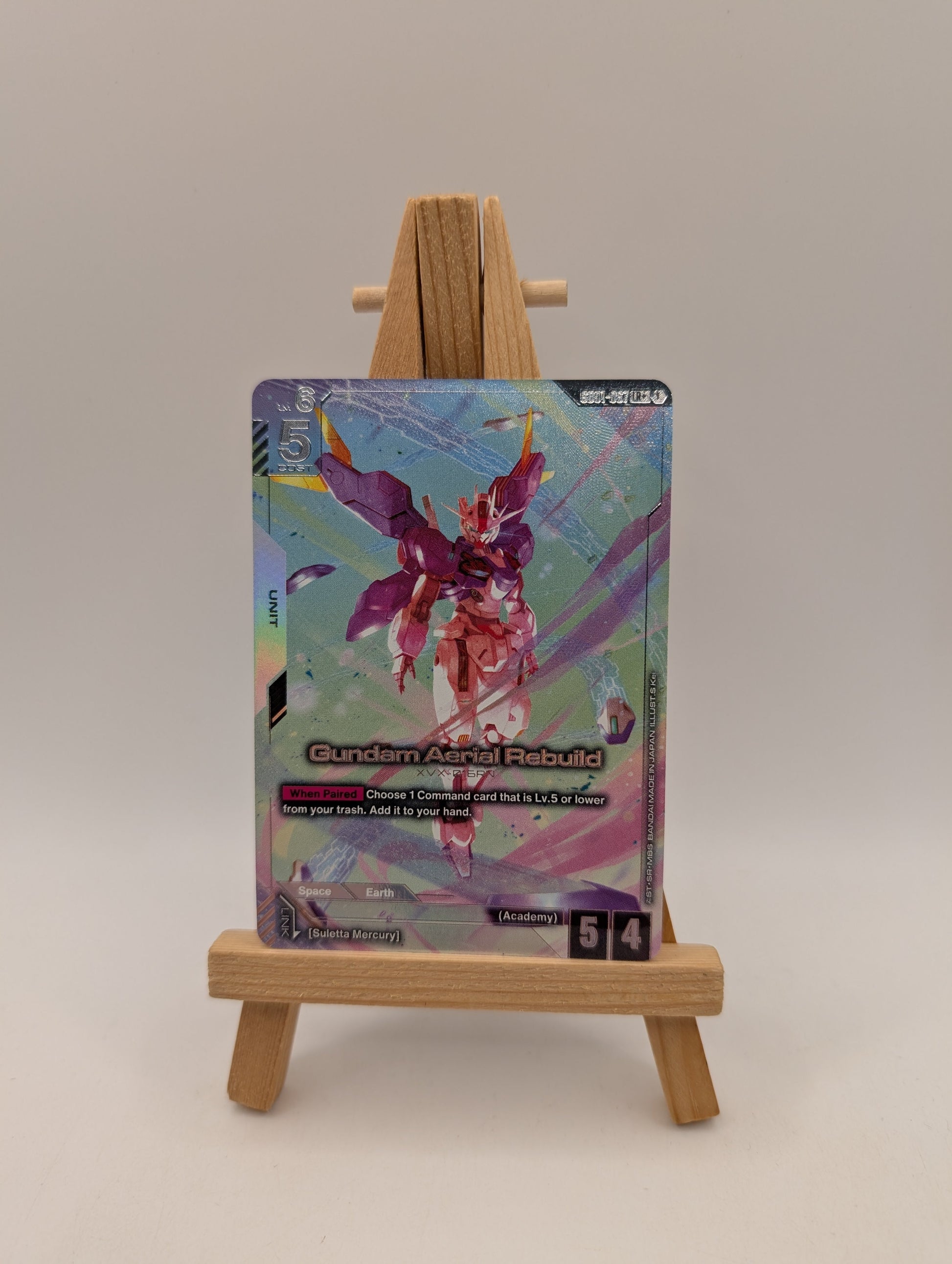 Gundam Aerial Rebuild GD01-067 LR+ FOIL Newtype Rising Gundam Card Game FRENLY BRICKS - Open 7 Days