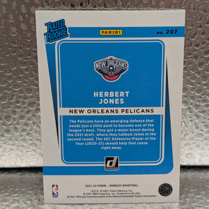 HERBERT JONES 2021-22 Panini Donruss Rated Rookie Yellow Laser #/25 RC FRENLY BRICKS - Open 7 Days