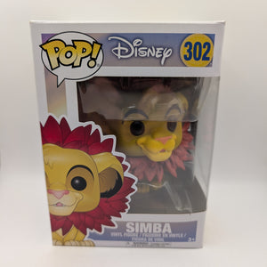 Simba (with Leaf Mane) 302 ~ Disney: The Lion King ~ Funko Pop Vinyl FRENLY BRICKS - Open 7 Days
