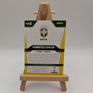 2014 Panini Prizm World Cup - Roberto Carlos  Signature #S-RC (AU) FRENLY BRICKS - Open 7 Days