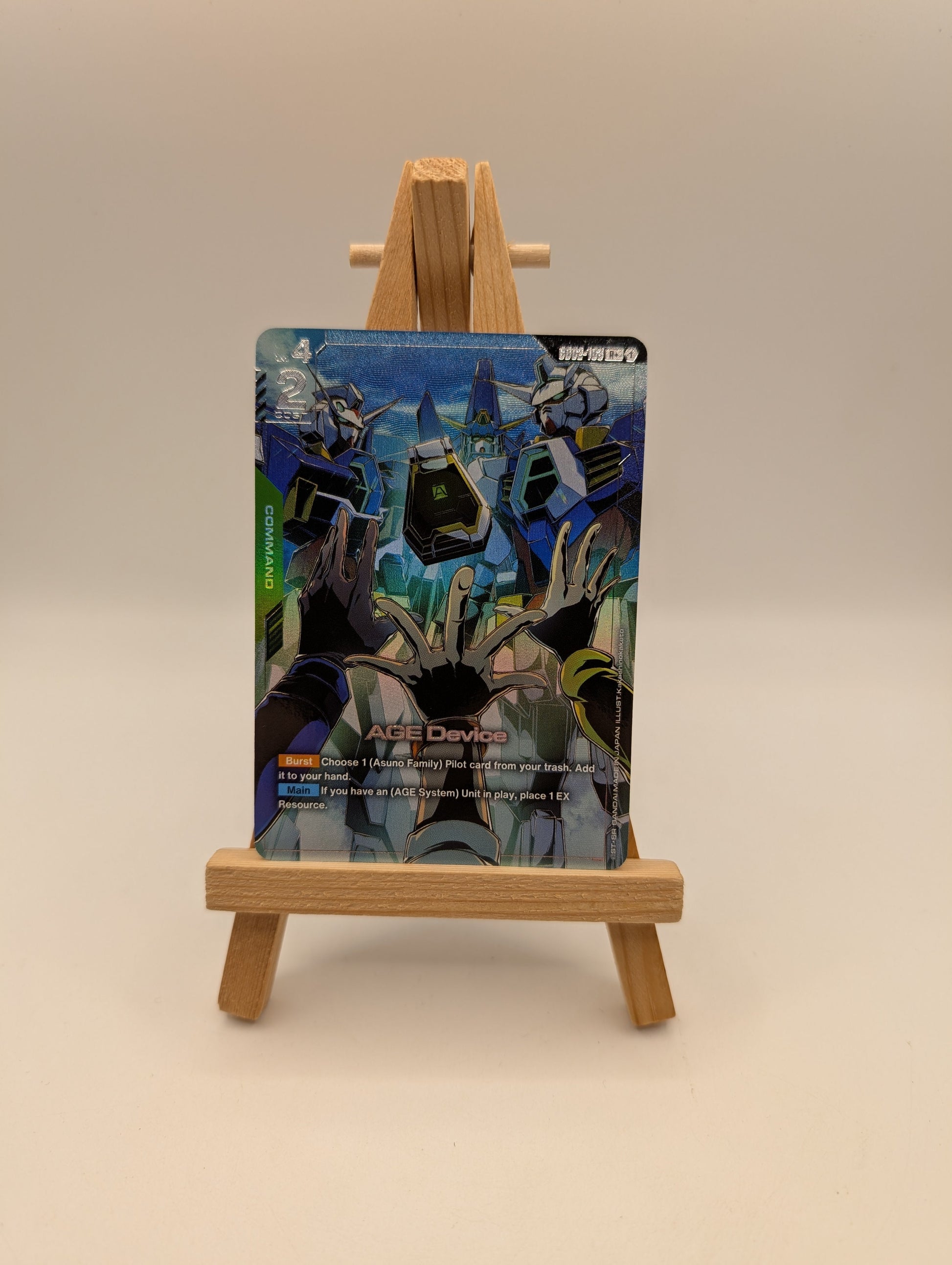 Gundam Card Game GD02 Dual Impact GD02-103 R+ AGE Device FRENLY BRICKS - Open 7 Days