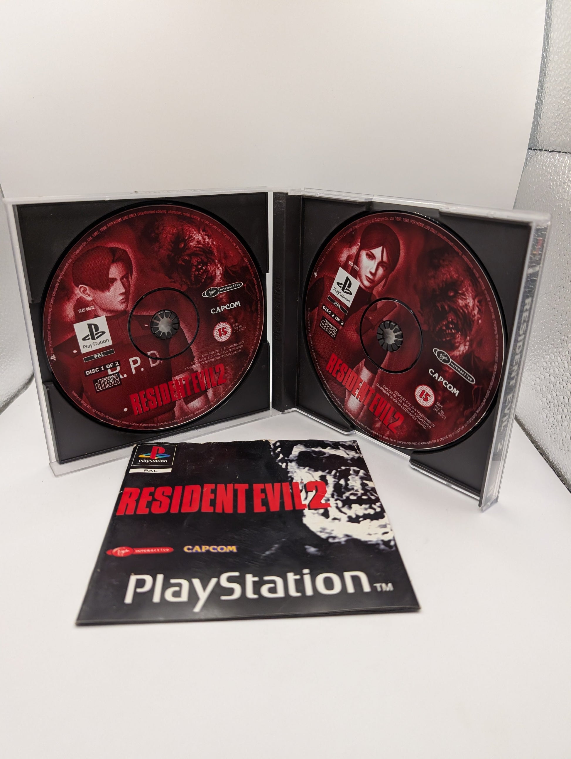 Resident Evil 2 PS1 Platinum Survival Horror 1999 | PAL | TESTED | CAPCOM FRENLY BRICKS - Open 7 Days