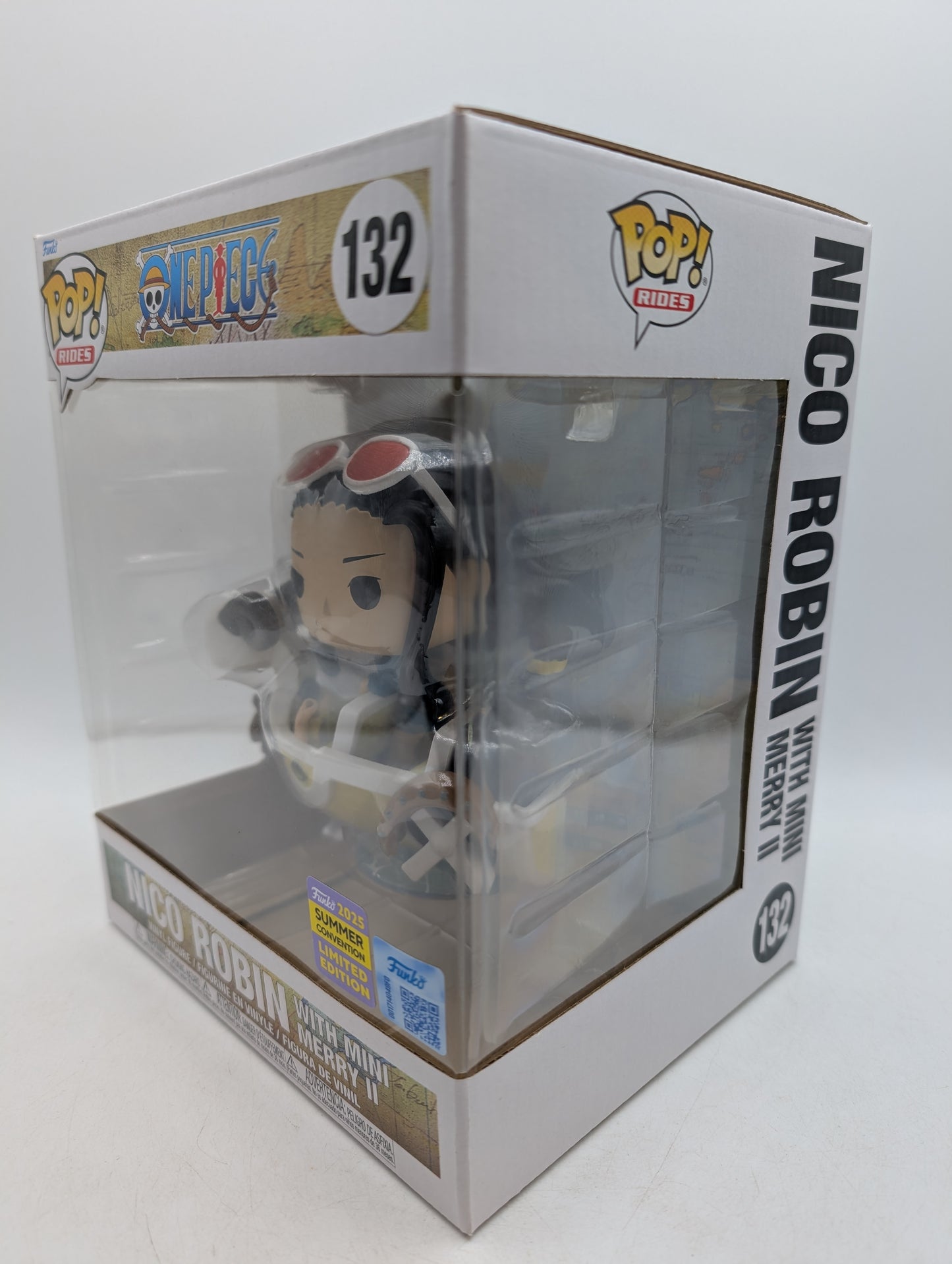 Funko POP! RIDES One Piece Nico Robin with Mini Merry II #132 2025 Summer Con