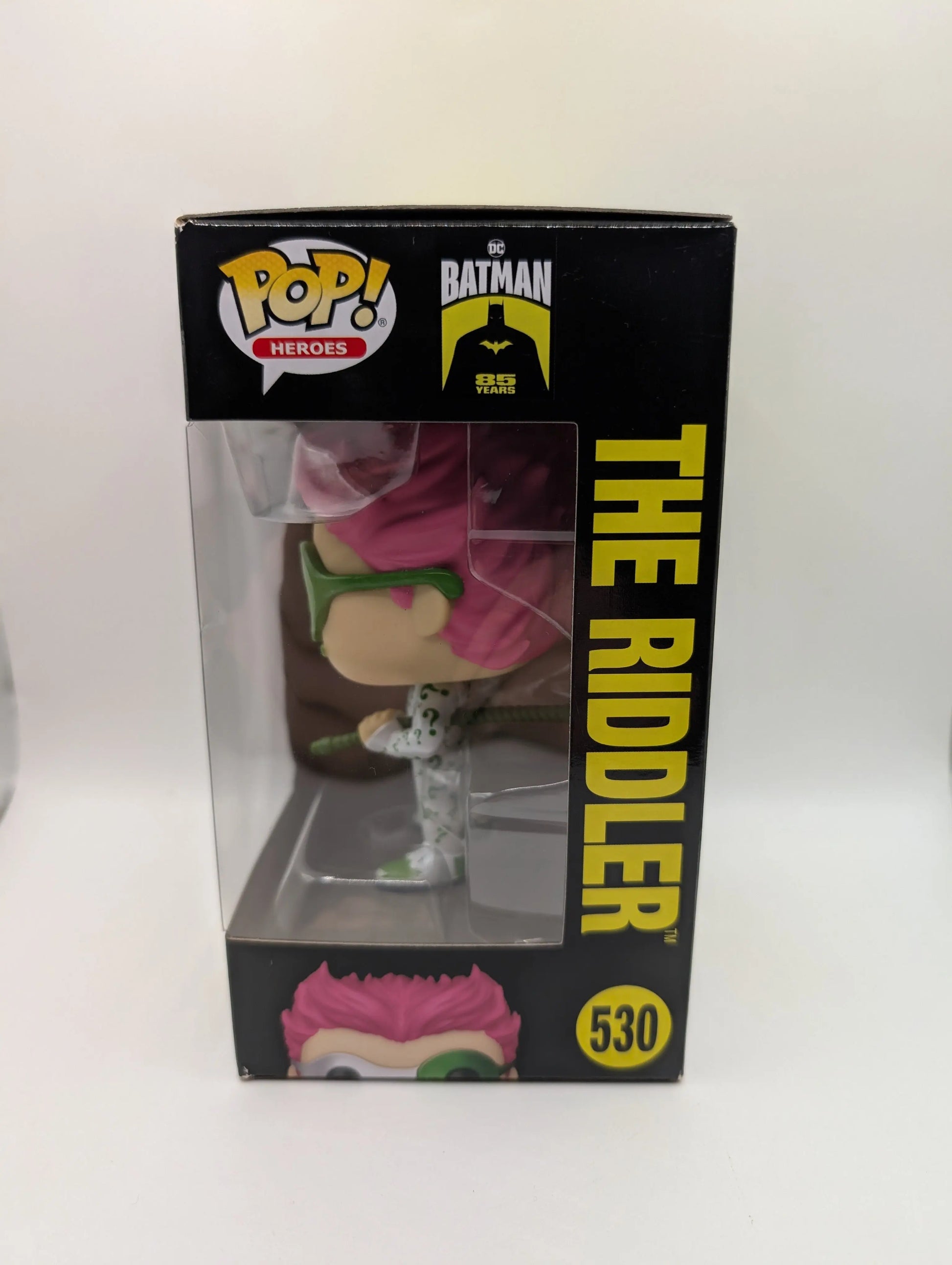 Batman Forever - The Riddler 85th Batman Anniv Metallic Pop! Vinyl Figure #530 FRENLY BRICKS - Open 7 Days