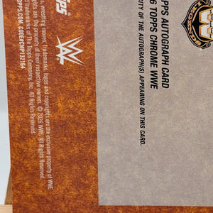 2026 Topps Chrome Undertaker Auto /25 Refractor WWE Signature FRENLY BRICKS - Open 7 Days
