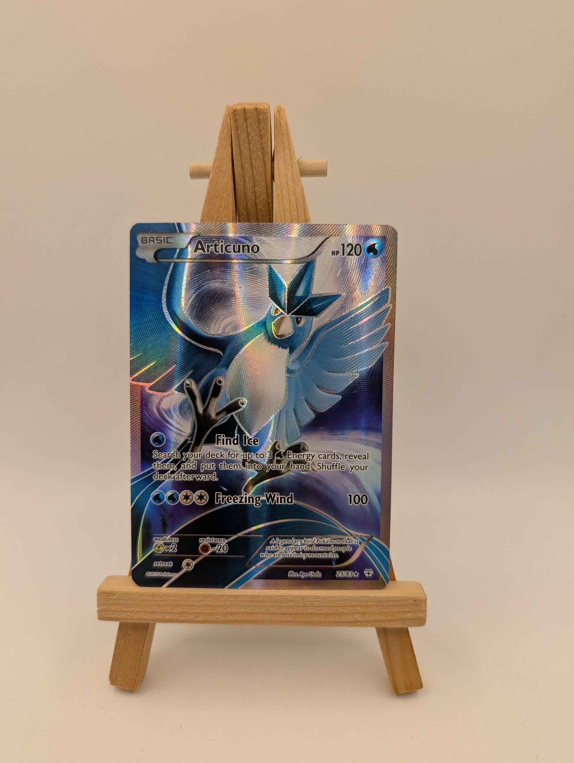 Pokémon TCG Articuno Generations 25/83 Holo Full Art LP FRENLY BRICKS - Open 7 Days
