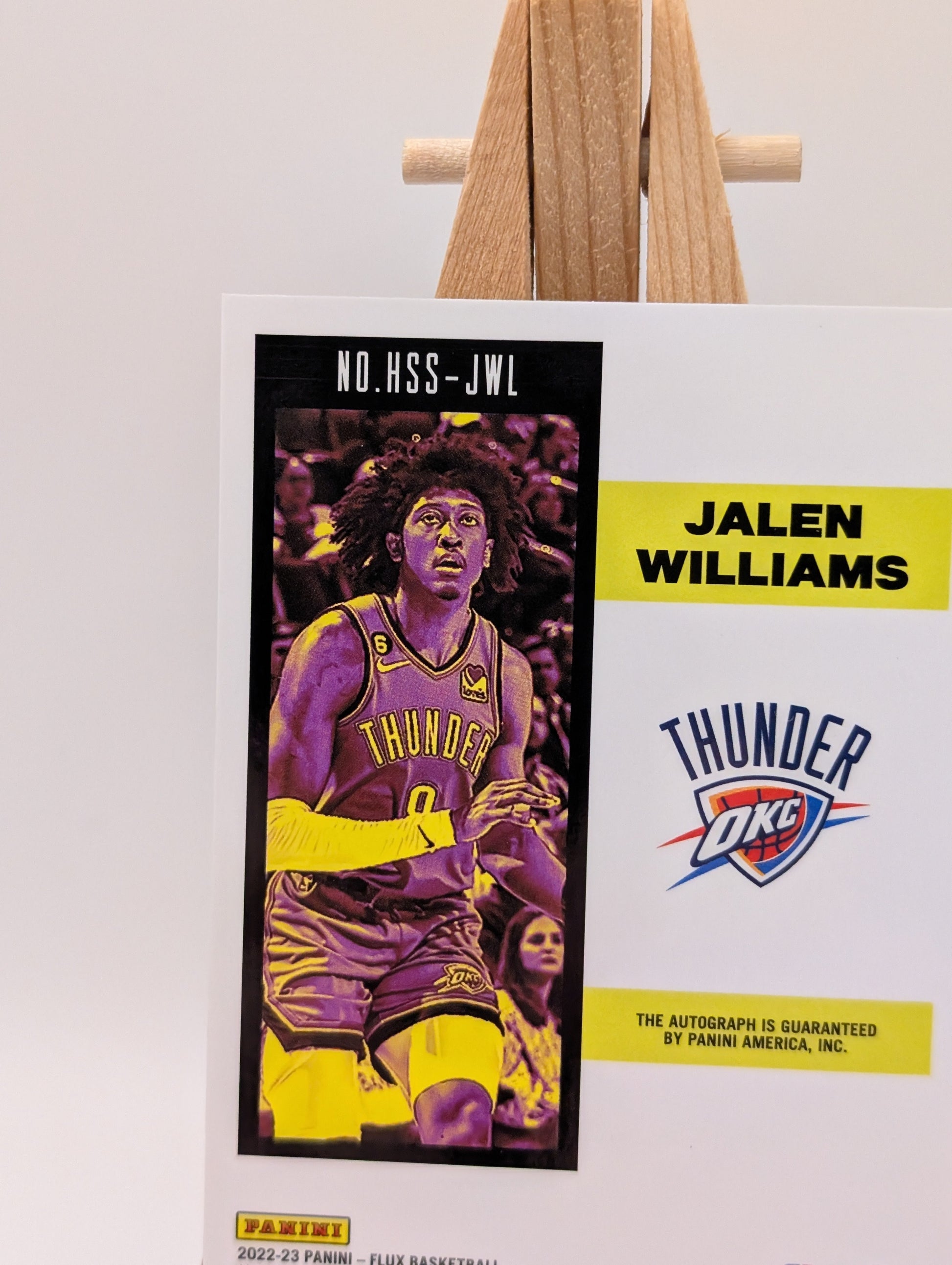 2022-23 Panini Flux Jalen Williams RC Rookie Hot Stock Auto FRENLY BRICKS - Open 7 Days