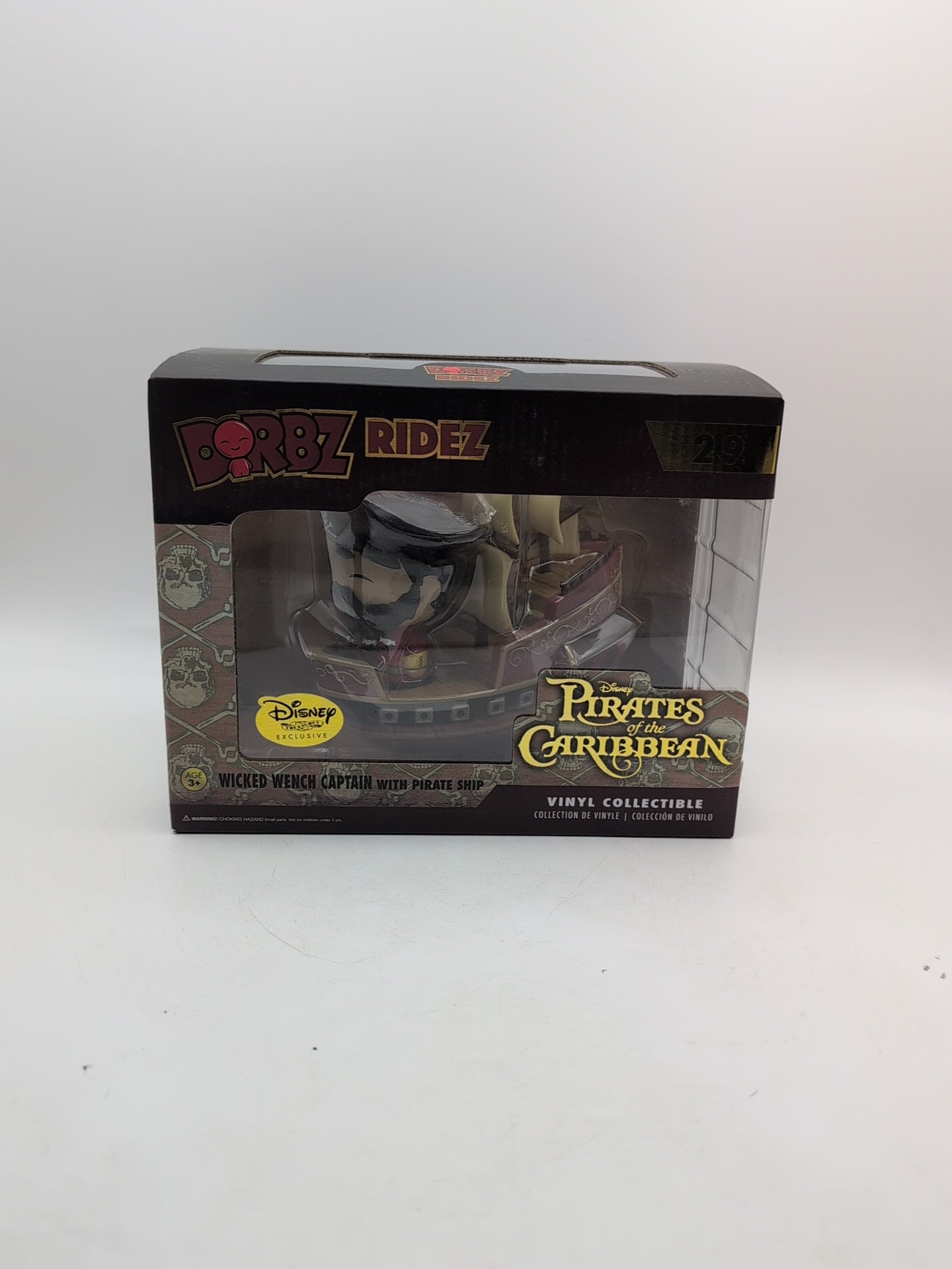 Disney Pirates of The Caribbean Dorbz Ridez #29 Wicked Wench Captain Pirate Ship