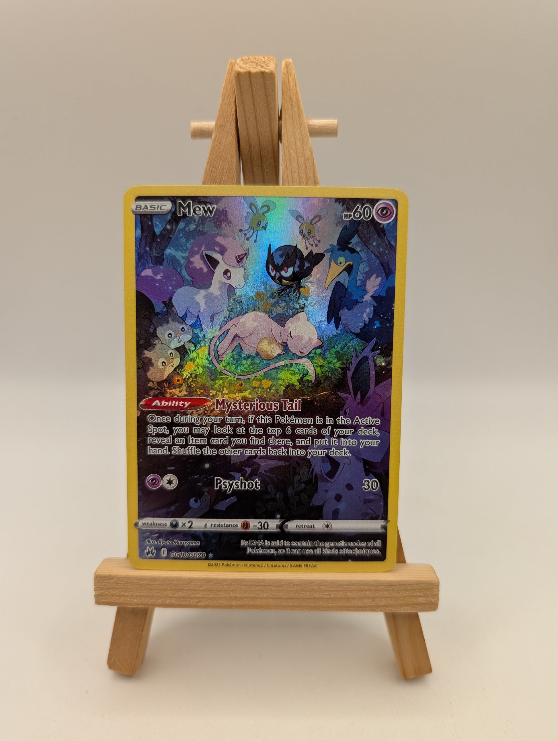 Pokémon TCG Mew Crown Zenith: Galarian Gallery Gg10/Gg70 Holo Rare (2) FRENLY BRICKS - Open 7 Days