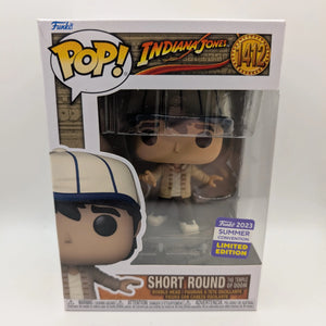 FUNKO POP! Short Round #1412 Indiana Jones Limited Edition Vinyl Figure Boxed FRENLY BRICKS - Open 7 Days