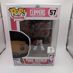 Funko POP! NBA #57 Paul George - LA Clippers - White Jersey (Vaulted) FRENLY BRICKS - Open 7 Days