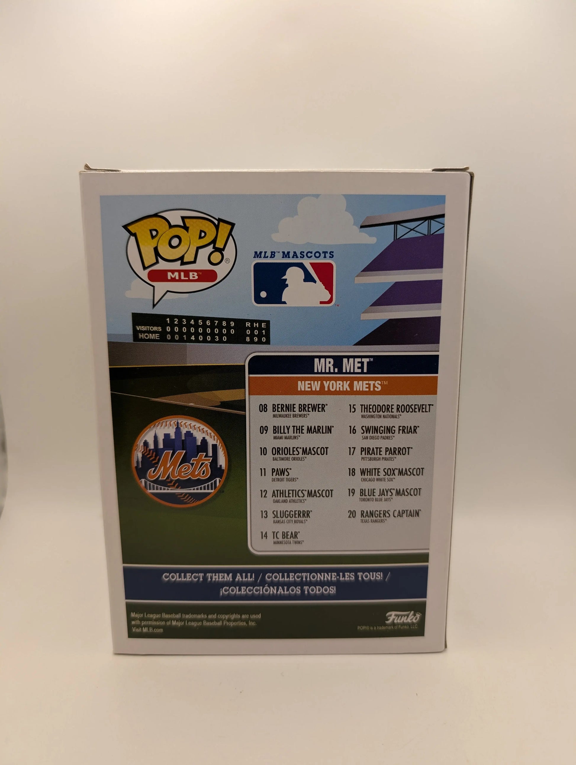 Funko Pop! New York Mets Mr. Met Mascot #2 (Blue Jersey) Vaulted FRENLY BRICKS - Open 7 Days