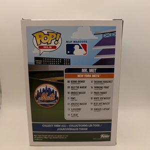 Funko Pop! New York Mets Mr. Met Mascot #2 (Blue Jersey) Vaulted FRENLY BRICKS - Open 7 Days