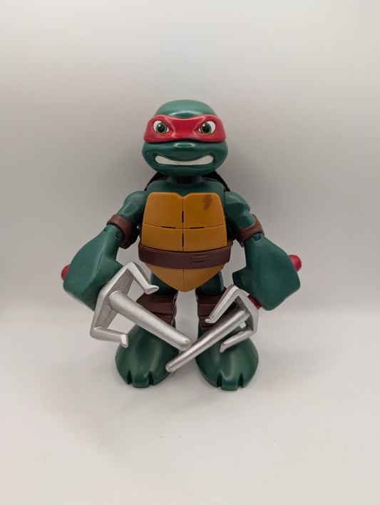 RAPHAEL 6'' ACTION FIGURE TEENAGE MUTANT NINJA TURTLES VIACOM 2014 TMNT FRENLY BRICKS - Open 7 Days