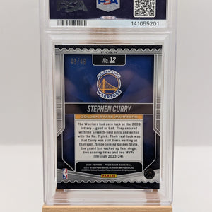 2024-25 Panini Prizm Black Stephen Curry Luck Of The Lottery Orange /49 BGS PSA 9 FRENLY BRICKS - Open 7 Days