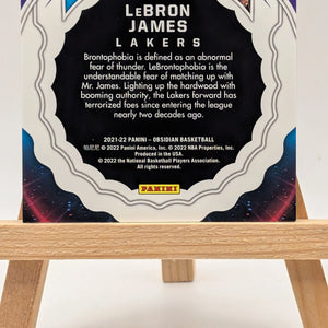 2021-22 Panini Obsidian Lebron James Supernova /99 Lakers SP FRENLY BRICKS - Open 7 Days