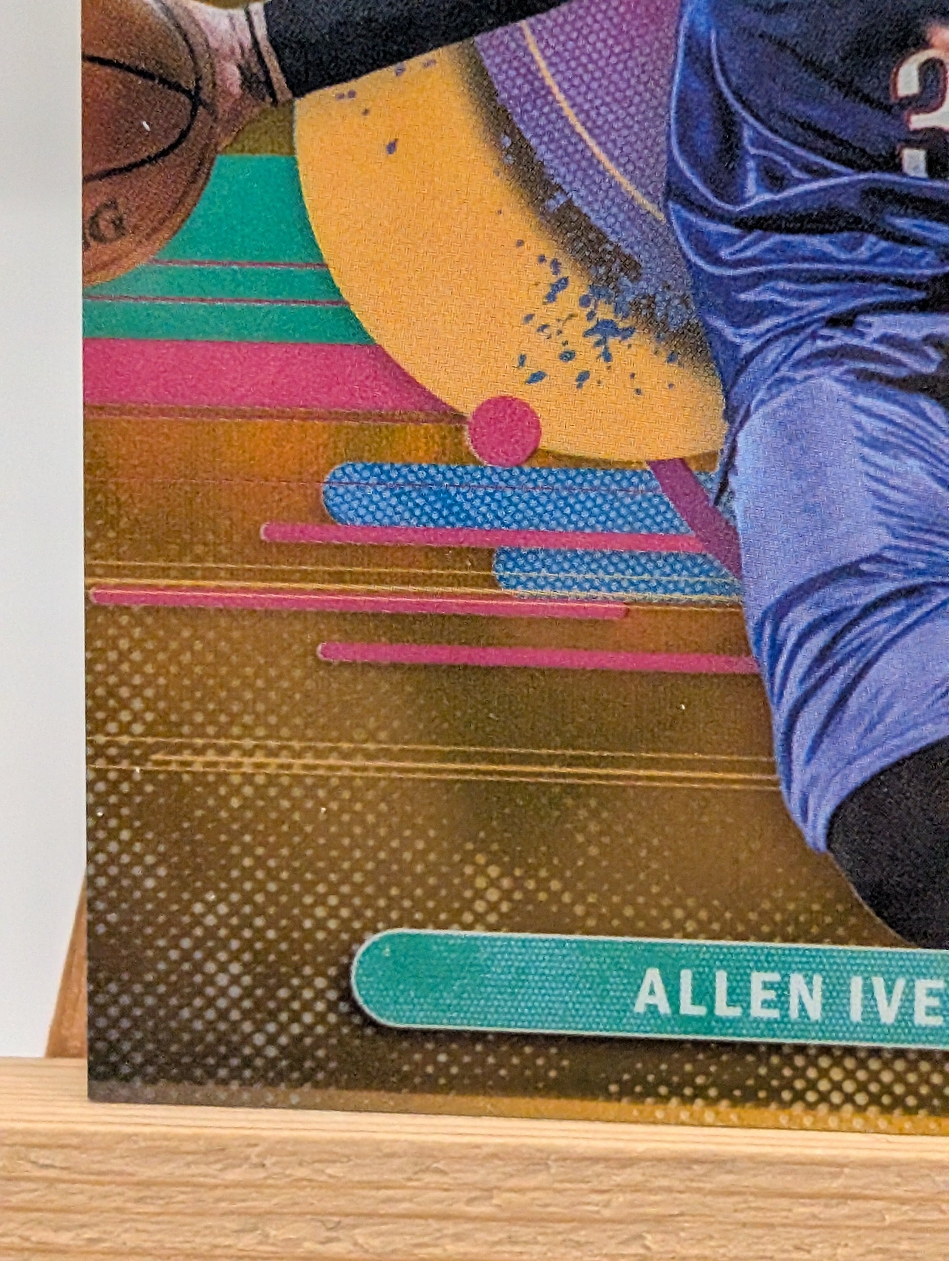 2025-26 Topps Finest Allen Iverson #191 Uncommon Gold Refractor /25 FRENLY BRICKS - Open 7 Days