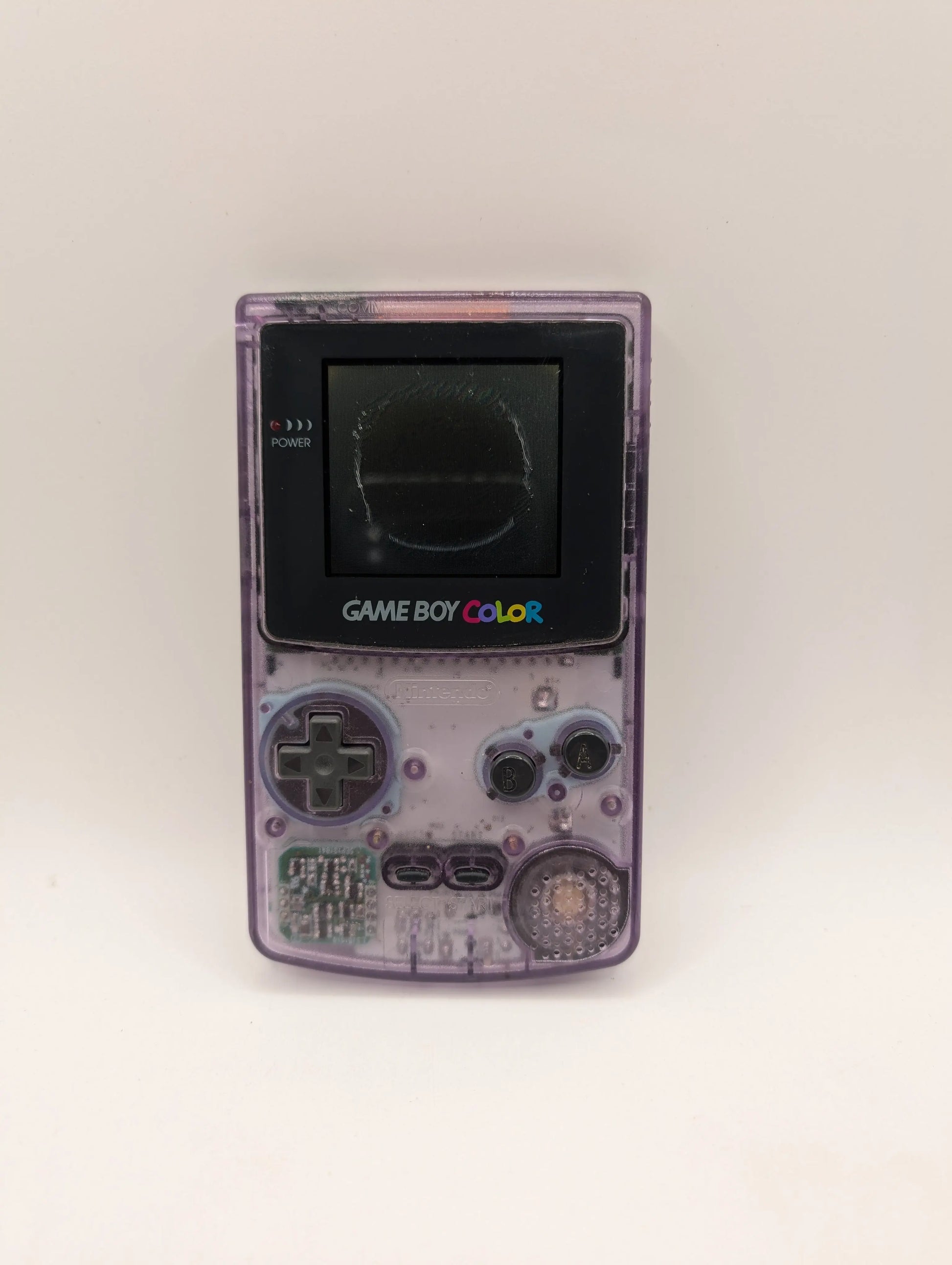 GBC Atomic Purple Nintendo Game Boy Color TURNS ON but not working screen FRENLY BRICKS - Open 7 Days