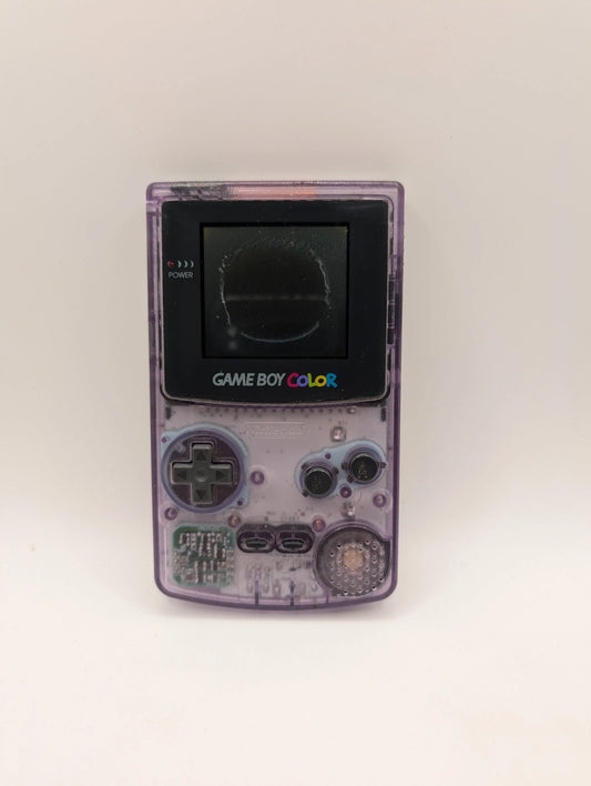 GBC Atomic Purple Nintendo Game Boy Color TURNS ON but not working screen FRENLY BRICKS - Open 7 Days