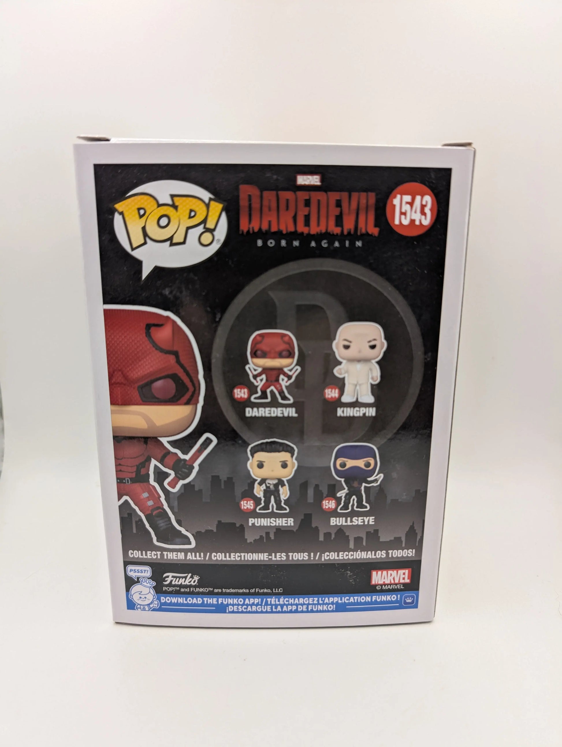 Funko POP! Marvel Daredevil Born Again #1543 Daredevil FRENLY BRICKS - Open 7 Days