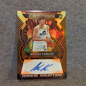 2022-2 Panini Obsidian Walker Kessler RC Rookie Volcanic AUTO /50 FRENLY BRICKS - Open 7 Days