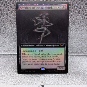 FOIL OVERLORD OF THE BALEMURK (EXTENDED ART) Duskmourn: House Of Horror DSK MTG 0377 FRENLY BRICKS - Open 7 Days
