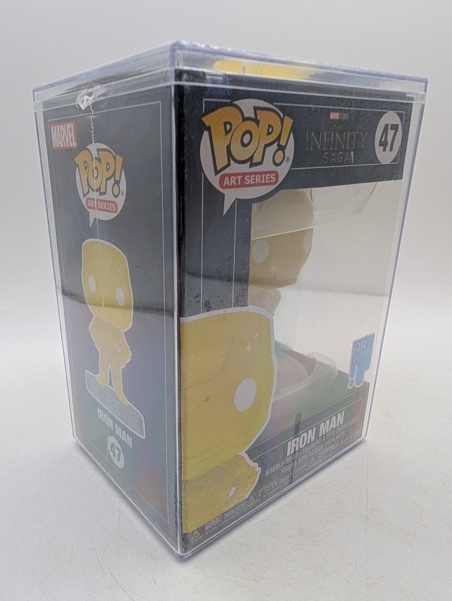 Funko 2021 Pop! Art Series #47 Iron Man Marvel Infinity Saga Sealed Protector