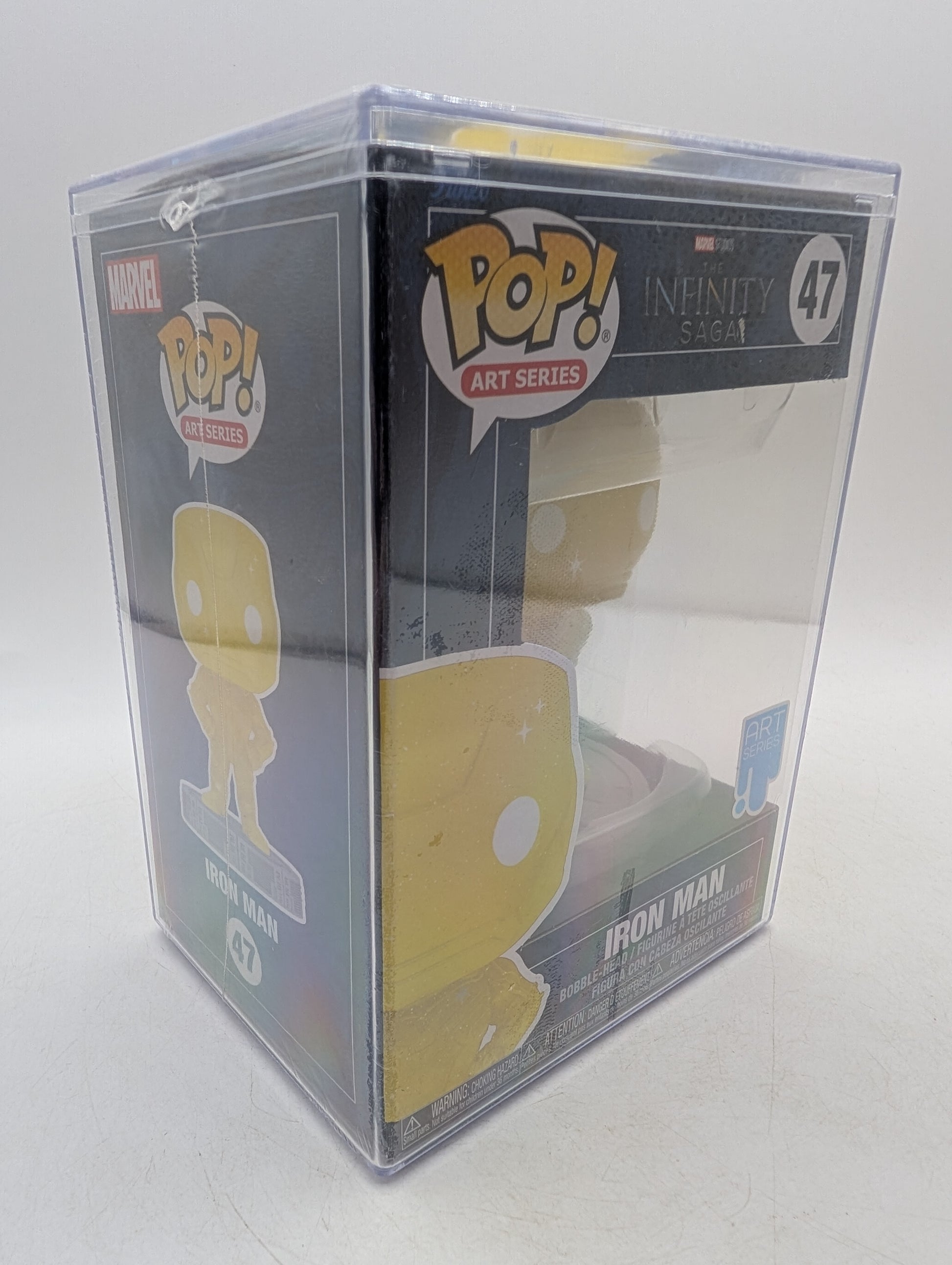 Funko 2021 Pop! Art Series #47 Iron Man Marvel Infinity Saga Sealed Protector image 8