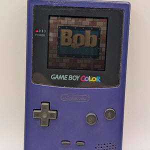 Nintendo Game Boy Color Console CGB-001 - Grape Purple - Tested Working NO GAME INCLUDE FRENLY BRICKS - Open 7 Days