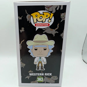 Funko Pop Rick and Morty - Western Rick #363 FRENLY BRICKS - Open 7 Days