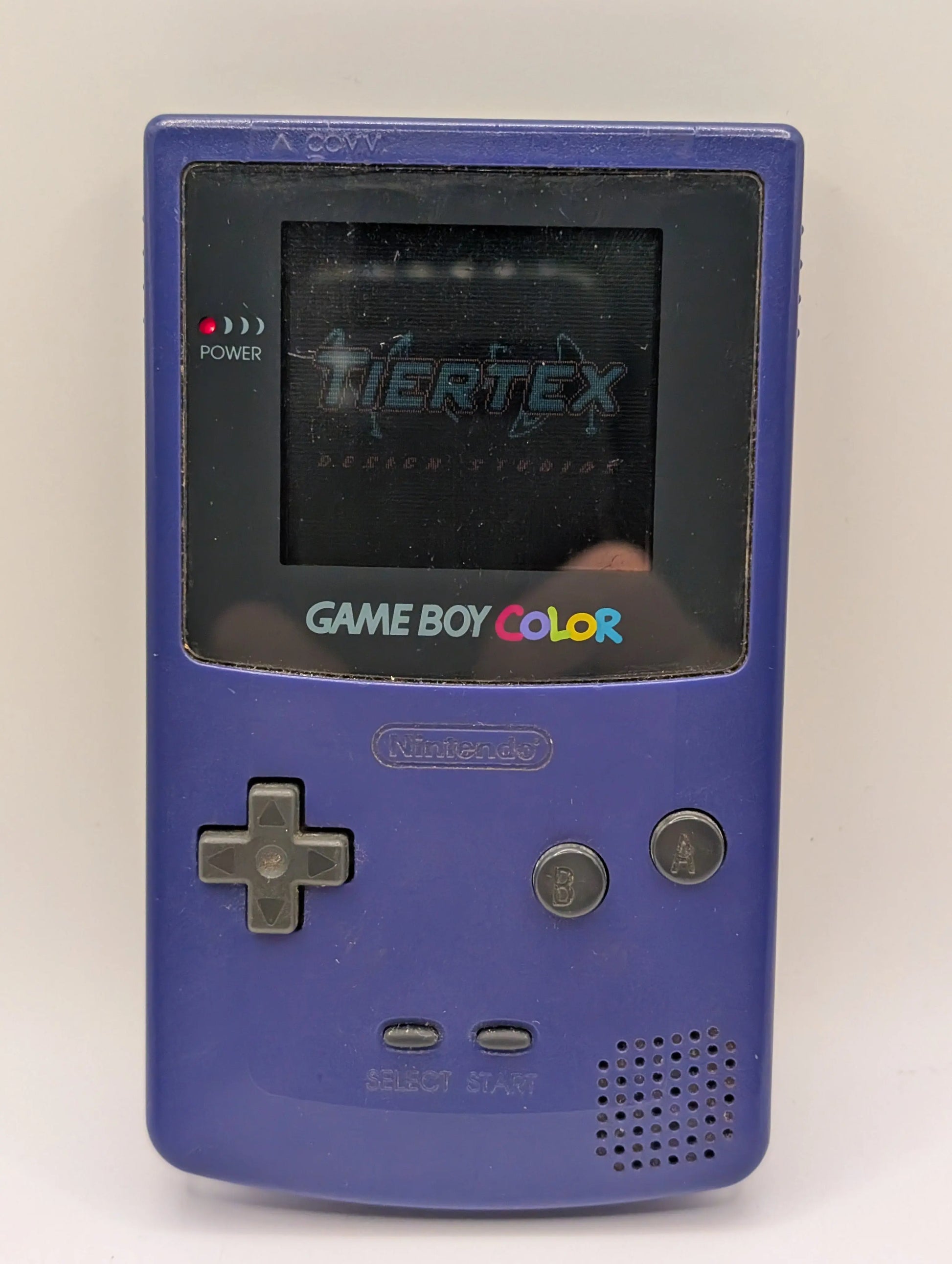 Nintendo Game Boy Color Console CGB-001 - Grape Purple - Tested Working NO GAME INCLUDE FRENLY BRICKS - Open 7 Days